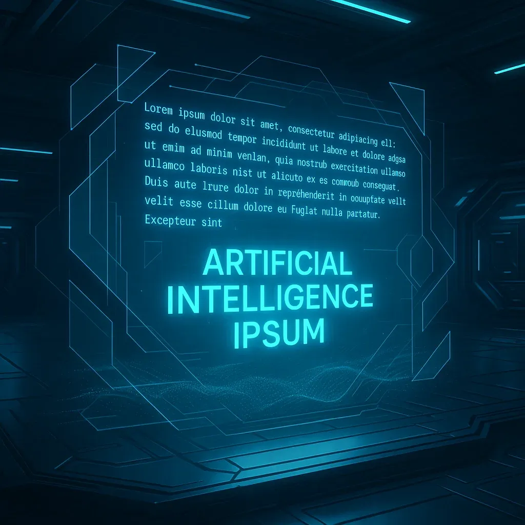 Artificial Intelligence Ipsum