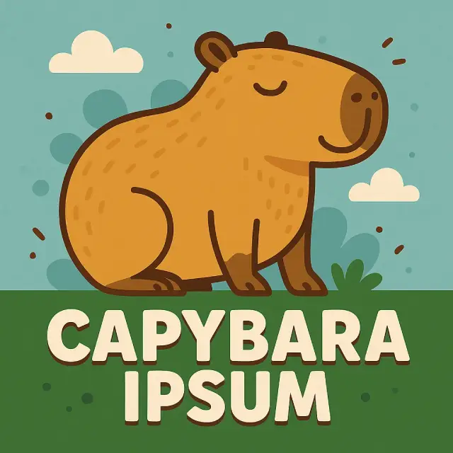 Capybara Ipsum