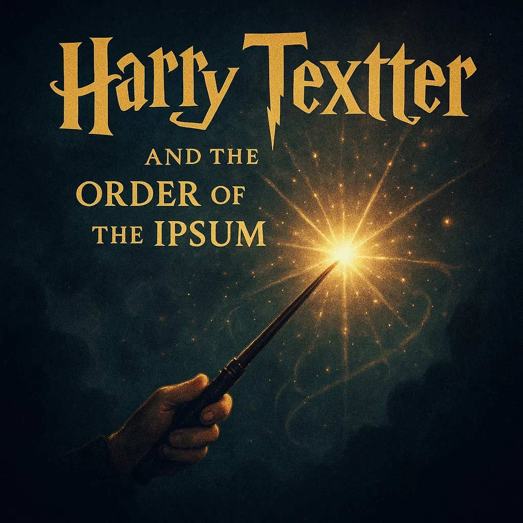 Harry Textter and the Order of the Ipsum